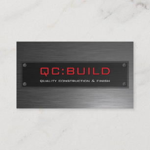 BUSINESS CARD :: stainless steel riveted 4