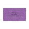BUSINESS CARD stylish damask black violet purple