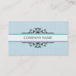 BUSINESS CARD stylish divine vintage blue grey