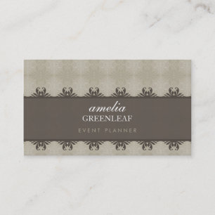 BUSINESS CARD :: stylish patterned 3