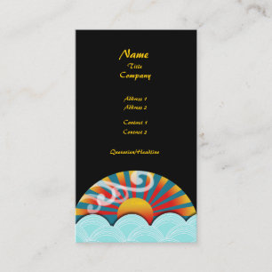 Business Card, Sun Rises Business Card