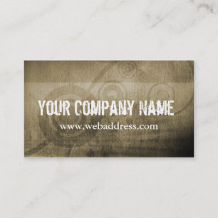 Business Card: Tan Grunge Card