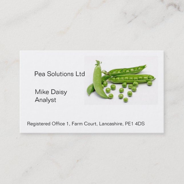 business card template (Front)