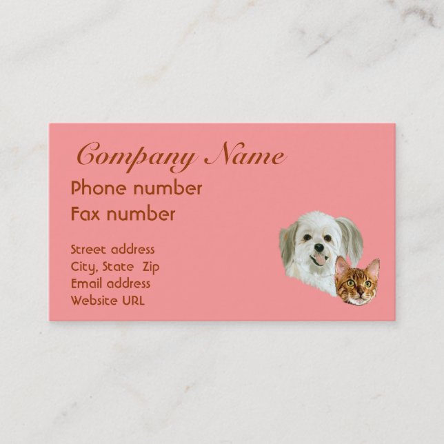 Business Card Template (Front)