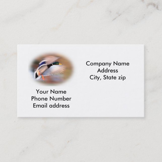 Business Card Template (Front)