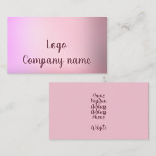 Business card template