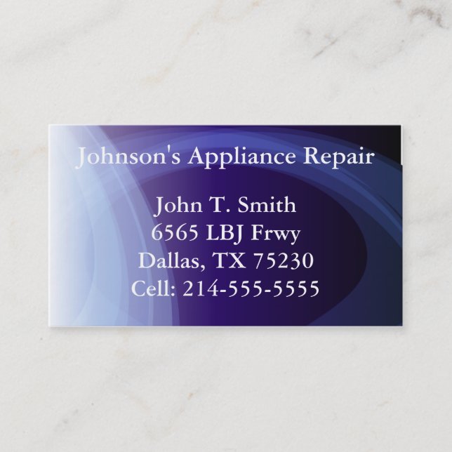 Business Card Template 3 (Front)