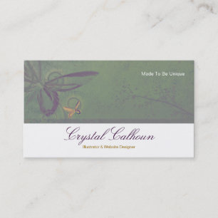 Business Card Template - Beautiful Butterfly