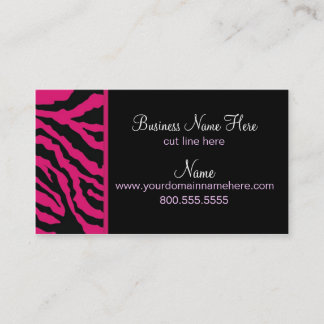 Business Card Template **Bold Pink