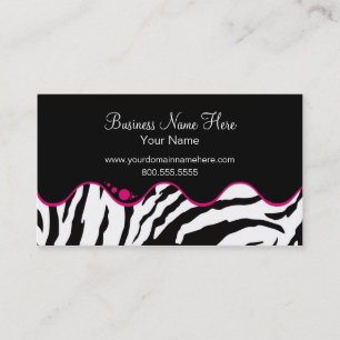 Business Card Template **Bold Zebra
