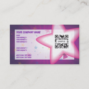 Business Card Template Celebration