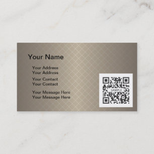 Business Card Template Generic Brown