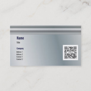 Business Card Template Generic Metal