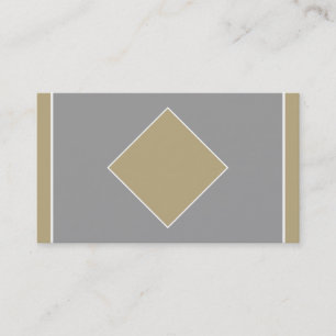business card template grey and taupe design