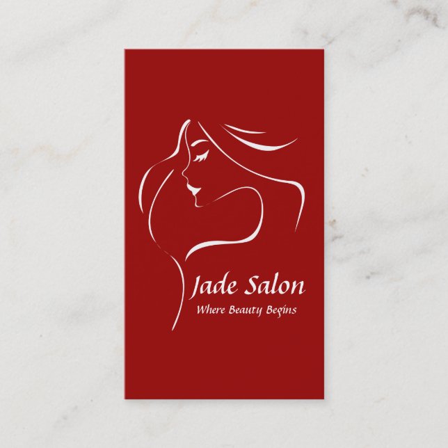 Business Card Template Hair Salon (Front)