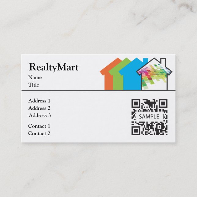 Business Card Template House Realtors (Front)