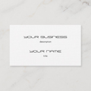 Business Card Template Luxury Executive Linen