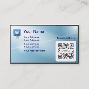 Business Card Template Online Degree