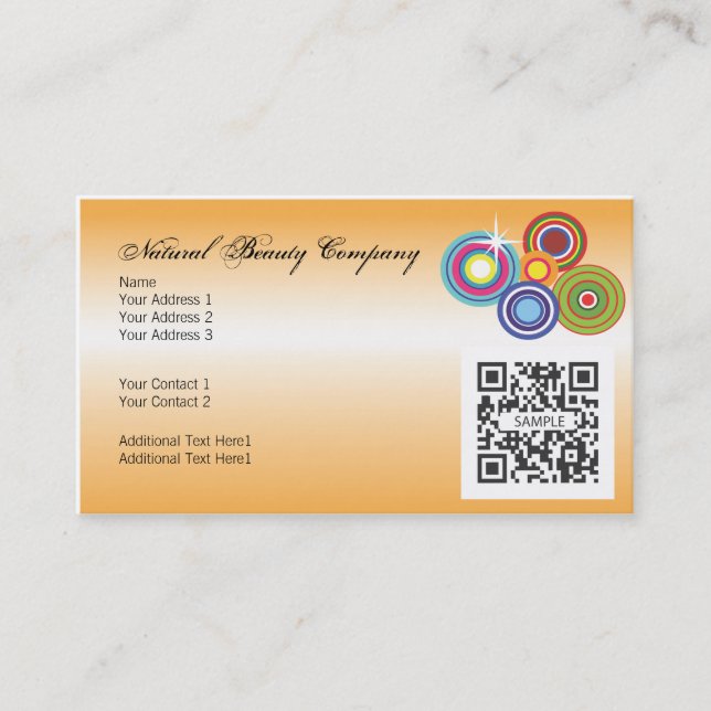 Business Card Template Perfume (Front)