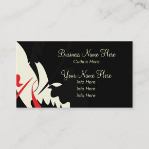 Business Card Template **Peruvian Swirls 1