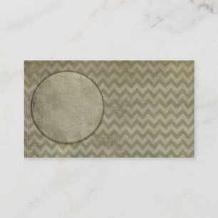 business card template vintage style chevron