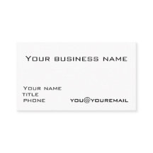 Business card template with social media icons