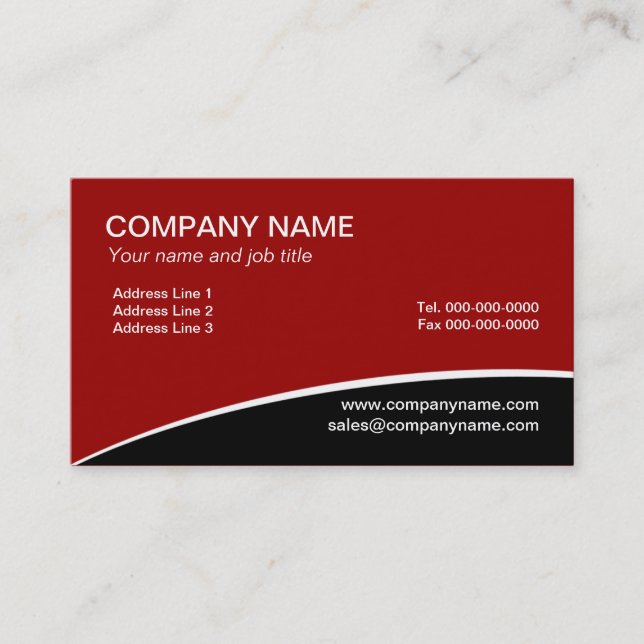 Business Card Templates (Front)