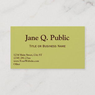 Business Card Templates Tan
