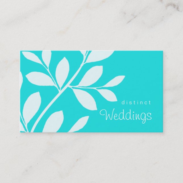 Business Card Tree Branch Wedding Planner (Front)