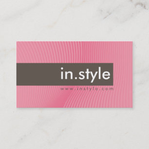BUSINESS CARD :: trendy modern sway L10