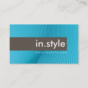 BUSINESS CARD :: trendy modern sway L13