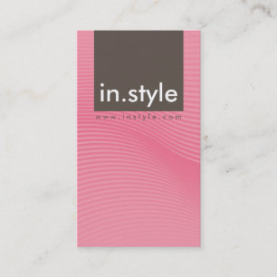 BUSINESS CARD :: trendy modern sway P10