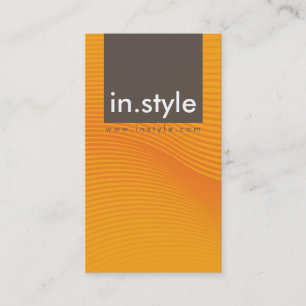 BUSINESS CARD :: trendy modern sway P9