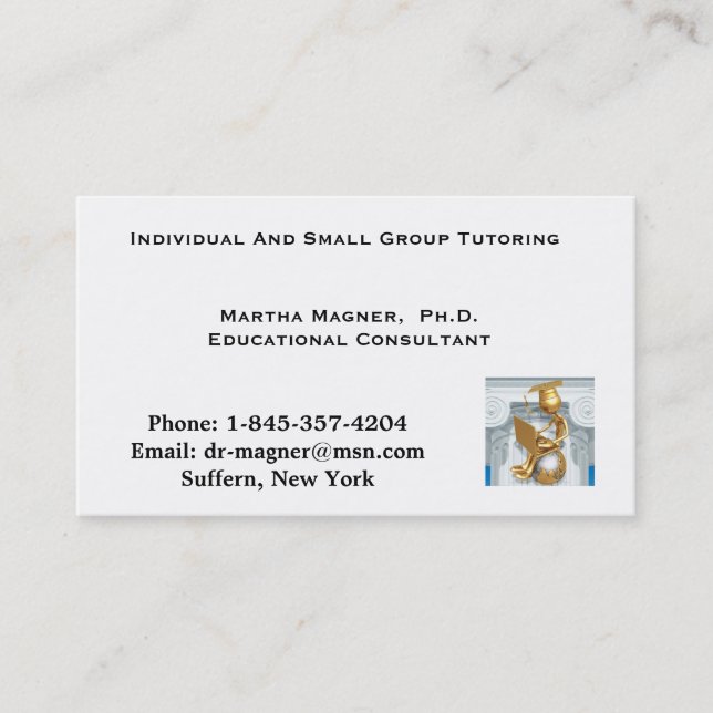 Business Card Tutoring (Front)