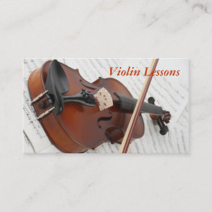 Business Card: Violin Lessons Business Card