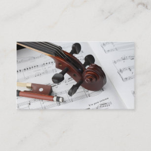 Business Card: Violin Lessons Business Card