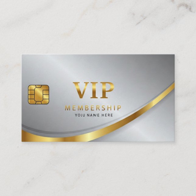 Business Card VIP Gold (Front)