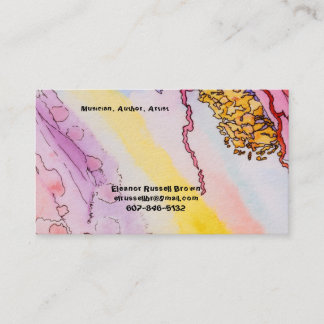Business Card with abstract design