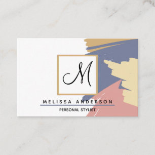 Business card with background.