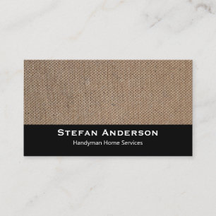 Business card with background
