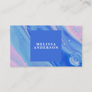 Business card with background.