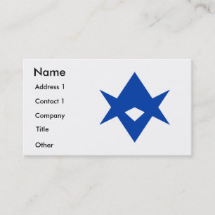 Business Card with Flag of Toyota City, Japan