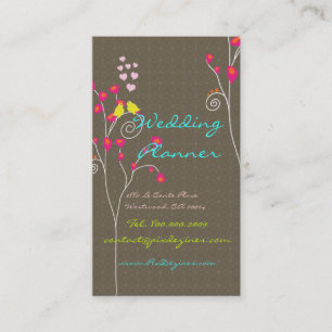 Business Card with love birds