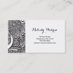 Business Card with Ornament