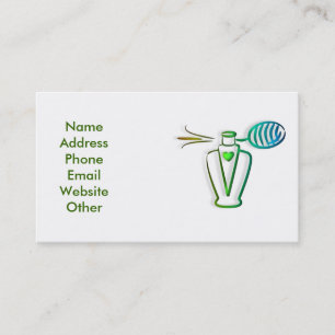 Business Card with Perfume