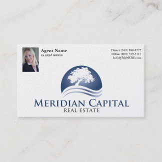 Business Card with Photo- Pearl Finish