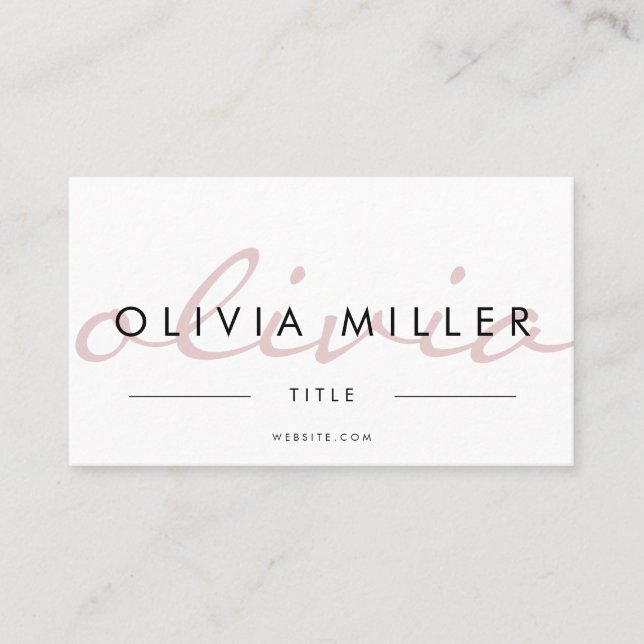 Business Card with QR Code back (Front)