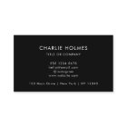 Business Card with QR Code | Black Modern Design