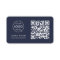 Business Card with QR Code | Navy Blue Design