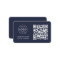 Business Card with QR Code | Navy Blue Design